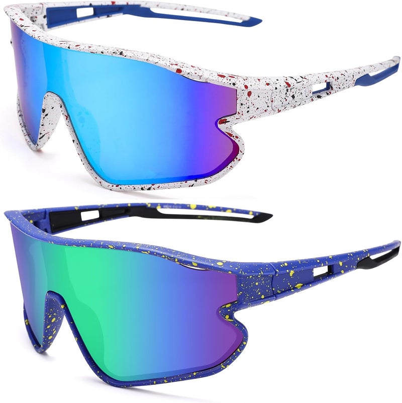 GLARDEFE Kids Baseball Sunglasses - Youth Baseball Sunglasses for Boys Girls - Sports Softball Shades Age 6-14 - Image 1